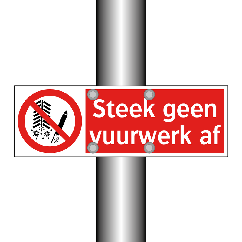 Steek geen vuurwerk af