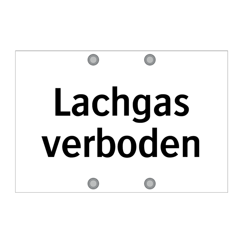 Lachgas verboden