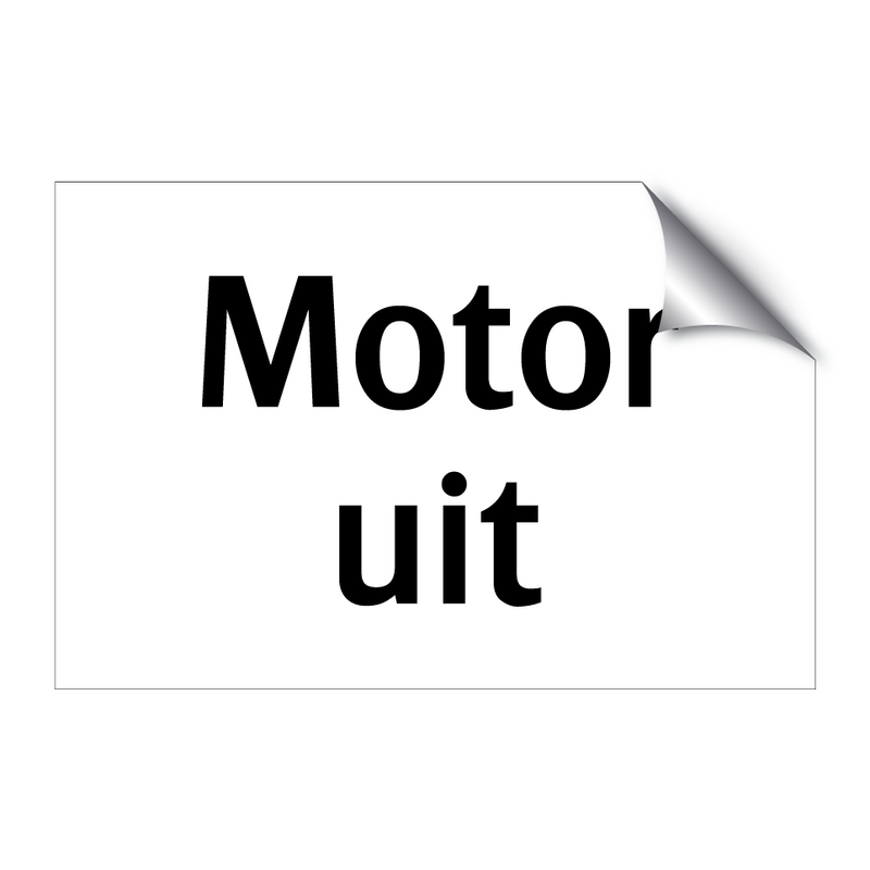 Motor uit