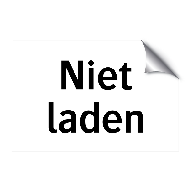 Niet laden