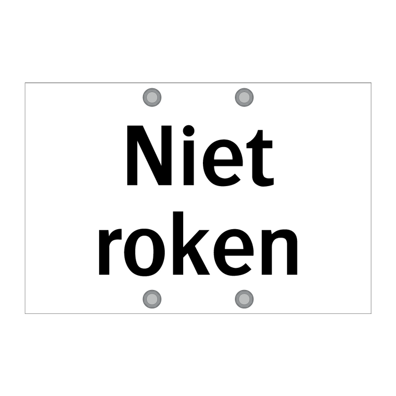 Niet roken