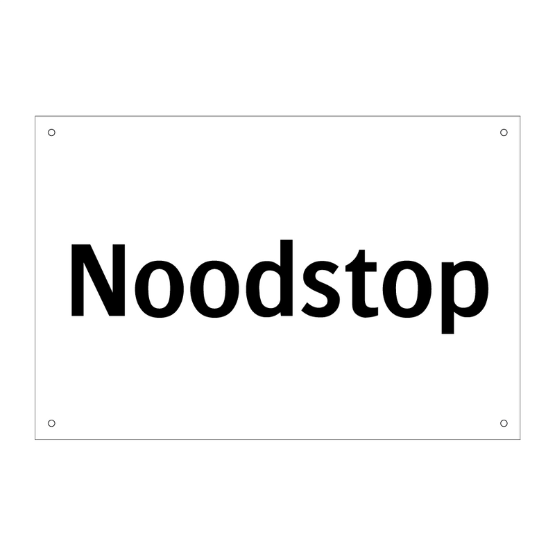 Noodstop