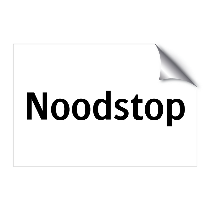 Noodstop