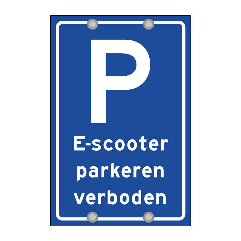 E-scooter parkeren verboden & E-scooter parkeren verboden & E-scooter parkeren verboden