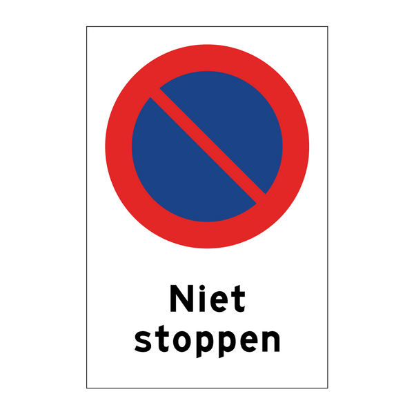 Niet stoppen & Niet stoppen & Niet stoppen & Niet stoppen & Niet stoppen & Niet stoppen