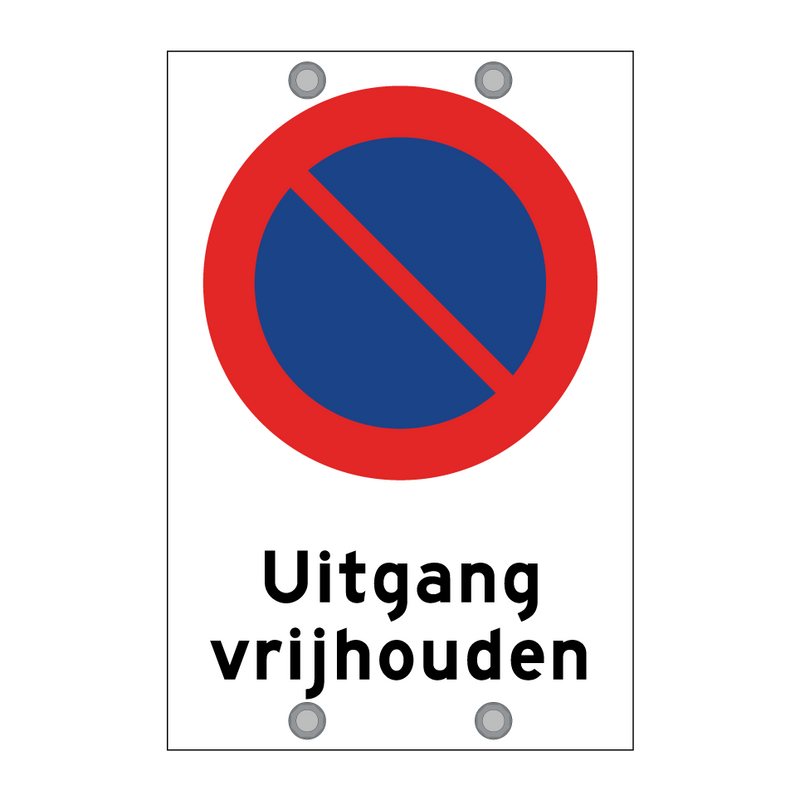 Uitgang vrijhouden & Uitgang vrijhouden & Uitgang vrijhouden & Uitgang vrijhouden