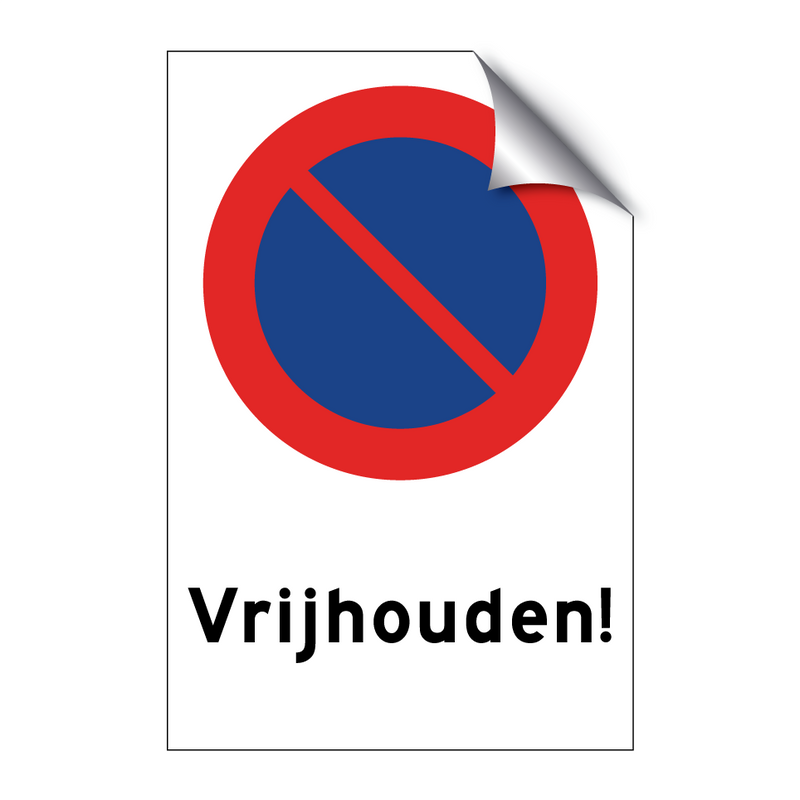 Vrijhouden! & Vrijhouden! & Vrijhouden! & Vrijhouden!