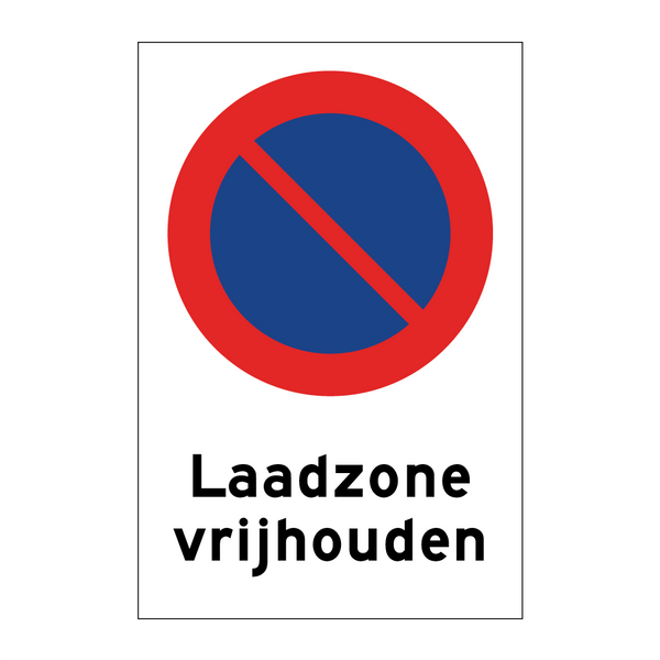 Laadzone vrijhouden & Laadzone vrijhouden & Laadzone vrijhouden & Laadzone vrijhouden