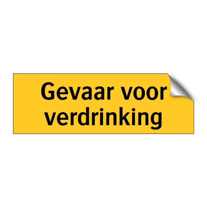 Gevaar voor verdrinking & Gevaar voor verdrinking & Gevaar voor verdrinking