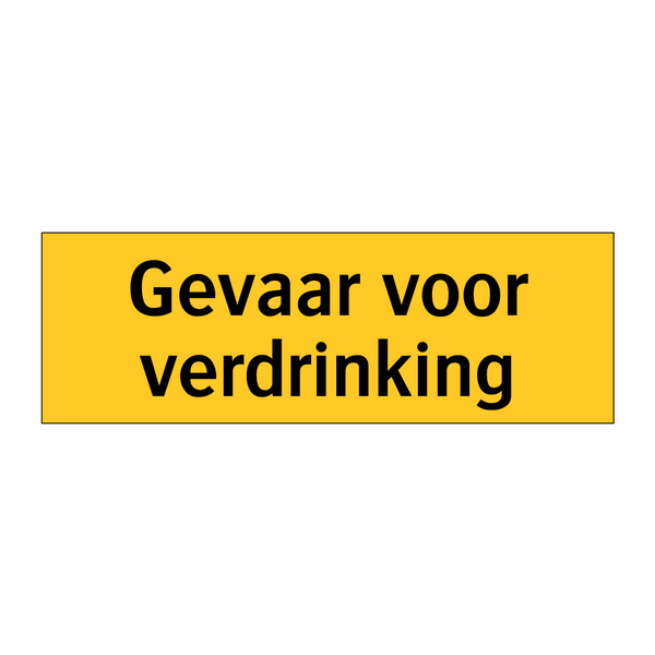 Gevaar voor verdrinking & Gevaar voor verdrinking & Gevaar voor verdrinking