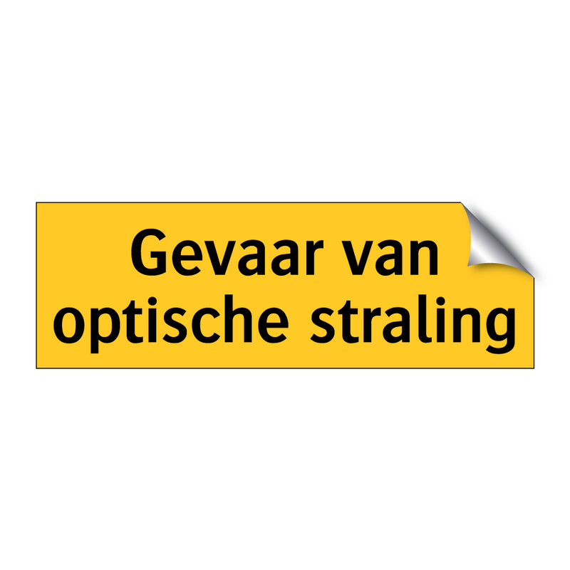 Gevaar van optische straling & Gevaar van optische straling & Gevaar van optische straling