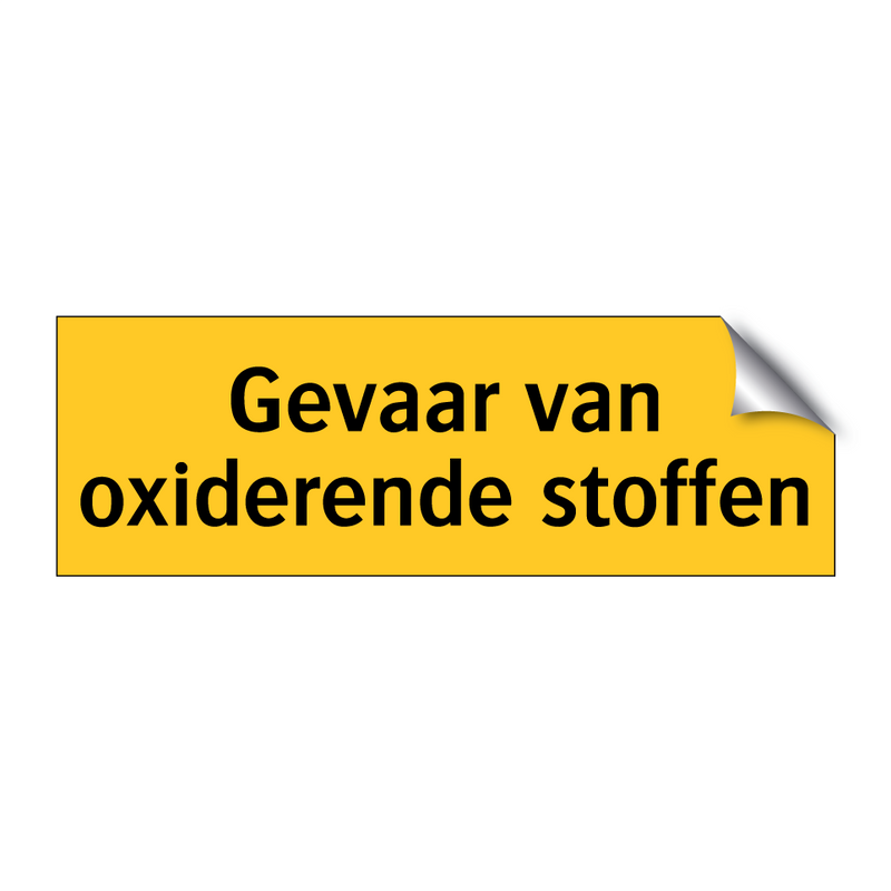 Gevaar van oxiderende stoffen & Gevaar van oxiderende stoffen & Gevaar van oxiderende stoffen