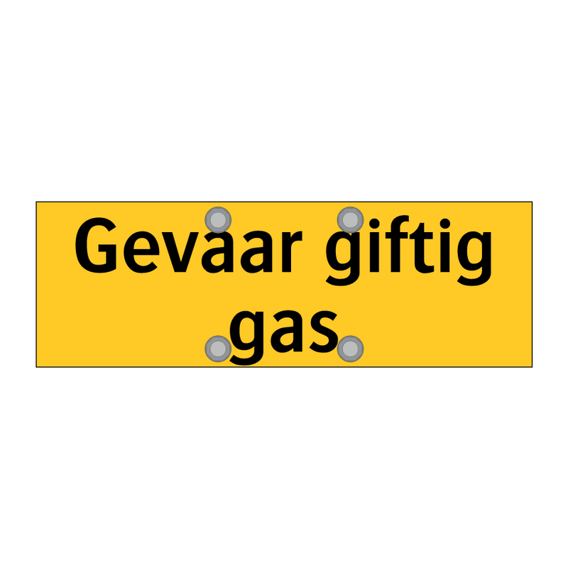 Gevaar giftig gas & Gevaar giftig gas & Gevaar giftig gas