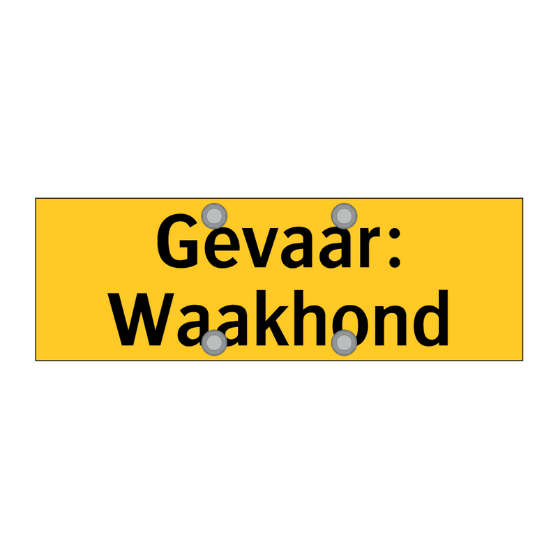 Gevaar: Waakhond & Gevaar: Waakhond & Gevaar: Waakhond