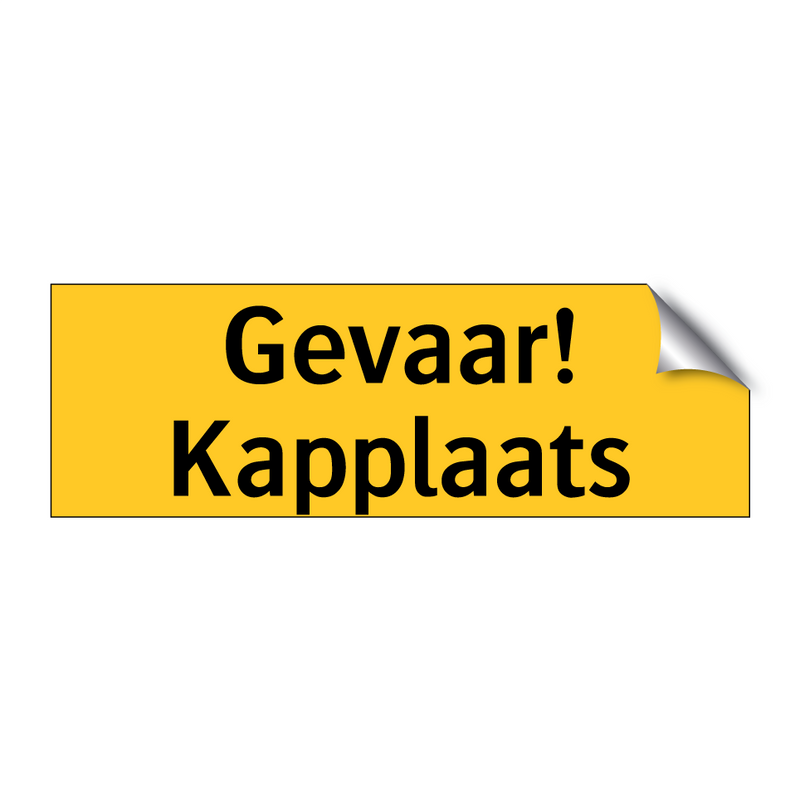 Gevaar! Kapplaats & Gevaar! Kapplaats & Gevaar! Kapplaats & Gevaar! Kapplaats