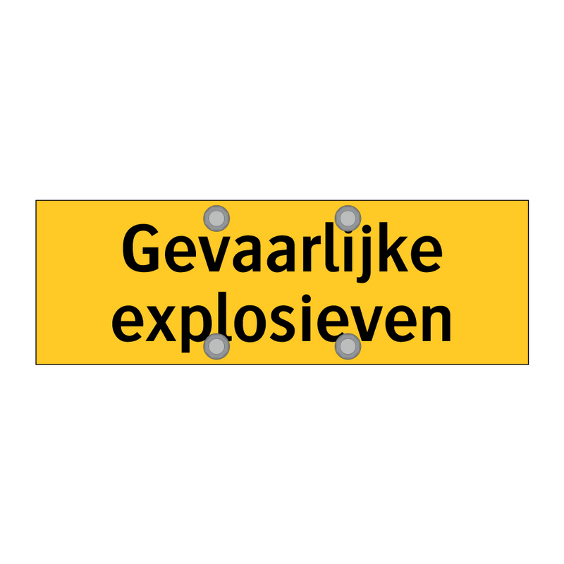 Gevaarlijke explosieven & Gevaarlijke explosieven & Gevaarlijke explosieven