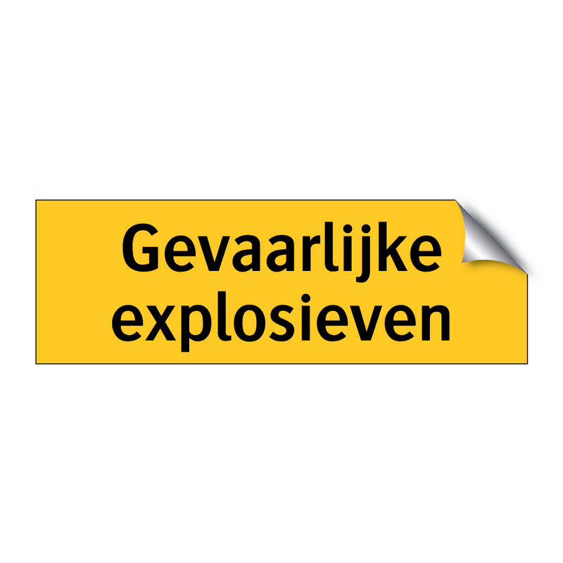 Gevaarlijke explosieven & Gevaarlijke explosieven & Gevaarlijke explosieven