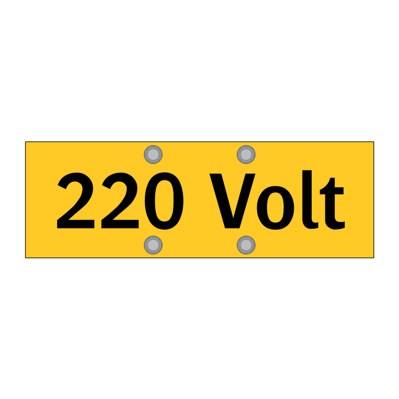 220 Volt & 220 Volt & 220 Volt