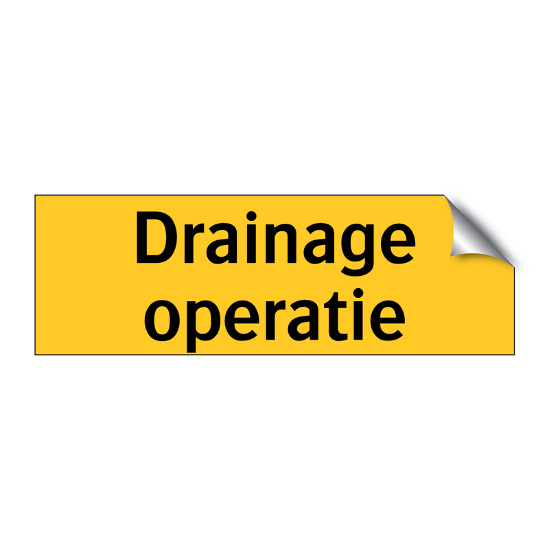 Drainage operatie & Drainage operatie & Drainage operatie & Drainage operatie