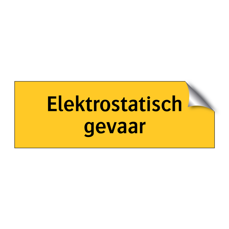 Elektrostatisch gevaar