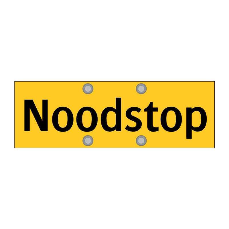 Noodstop & Noodstop & Noodstop