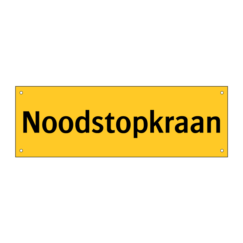 Noodstopkraan