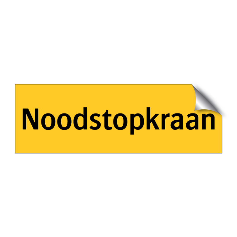 Noodstopkraan