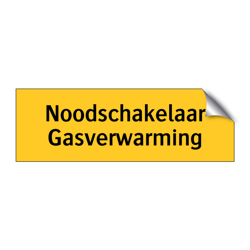 Noodschakelaar Gasverwarming & Noodschakelaar Gasverwarming & Noodschakelaar Gasverwarming