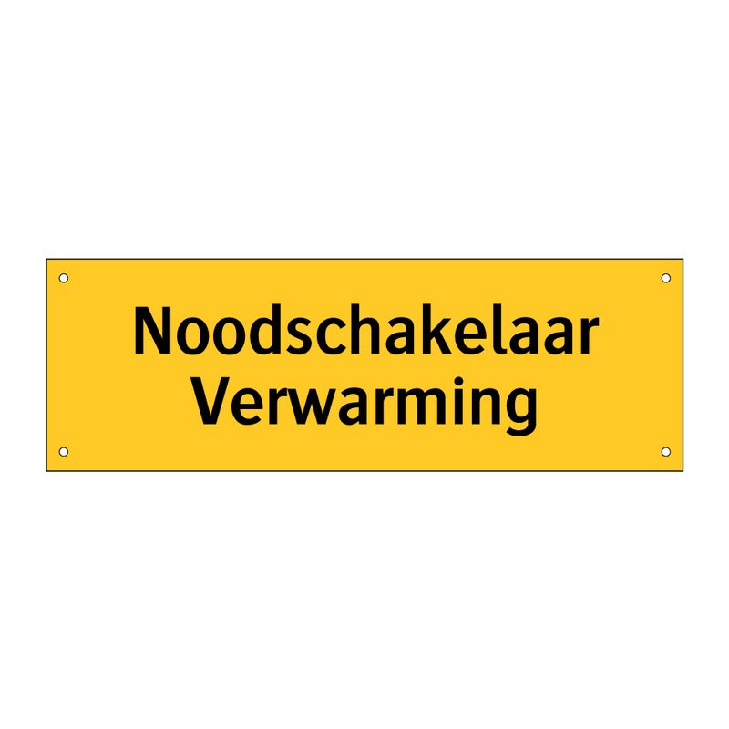 Noodschakelaar Verwarming & Noodschakelaar Verwarming & Noodschakelaar Verwarming