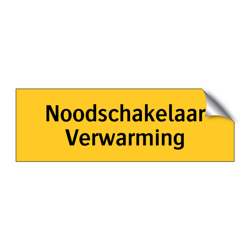 Noodschakelaar Verwarming & Noodschakelaar Verwarming & Noodschakelaar Verwarming