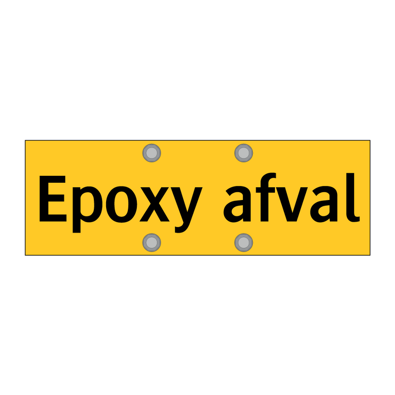 Epoxy afval & Epoxy afval & Epoxy afval