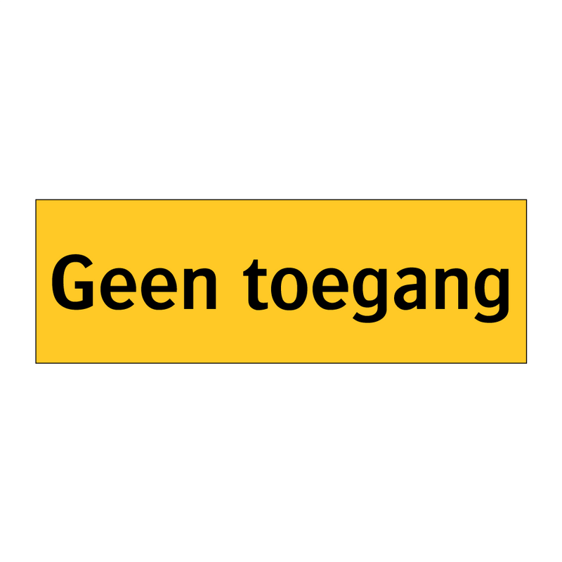 Geen toegang & Geen toegang & Geen toegang & Geen toegang & Geen toegang & Geen toegang