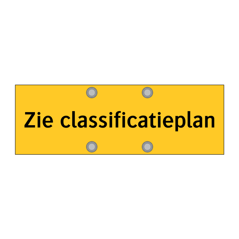 Zie classificatieplan