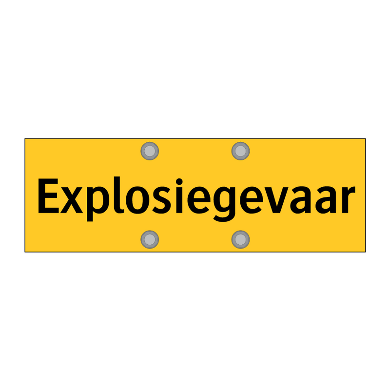 Explosiegevaar & Explosiegevaar & Explosiegevaar