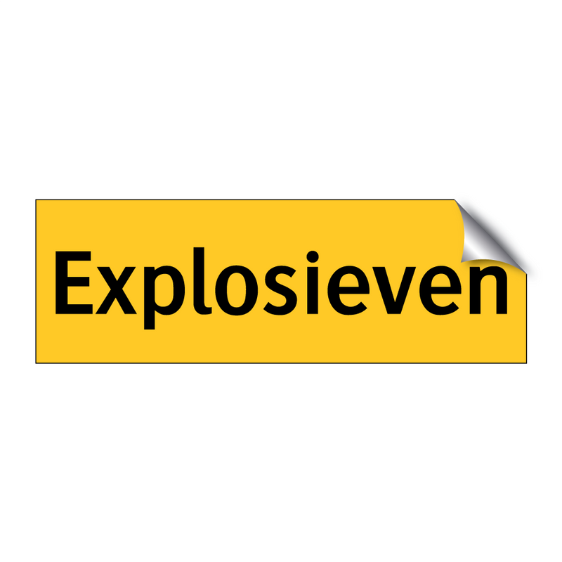 Explosieven & Explosieven & Explosieven & Explosieven