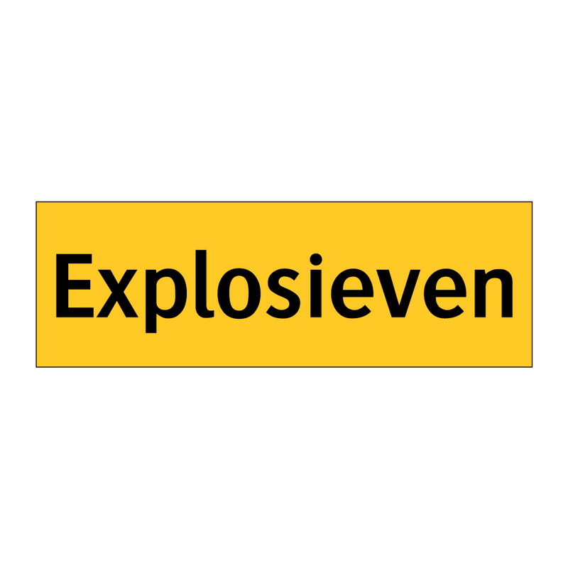 Explosieven & Explosieven & Explosieven & Explosieven & Explosieven & Explosieven & Explosieven