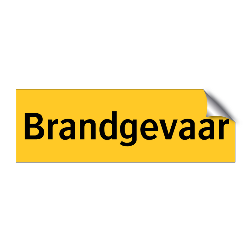 Brandgevaar & Brandgevaar & Brandgevaar & Brandgevaar