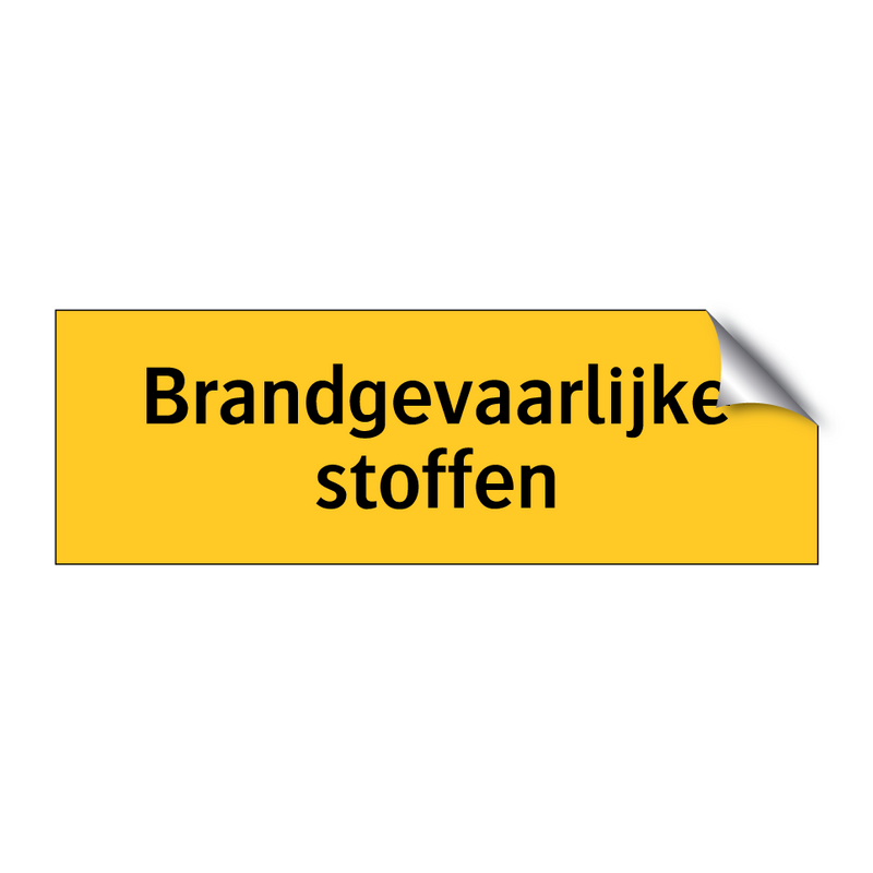 Brandgevaarlijke stoffen