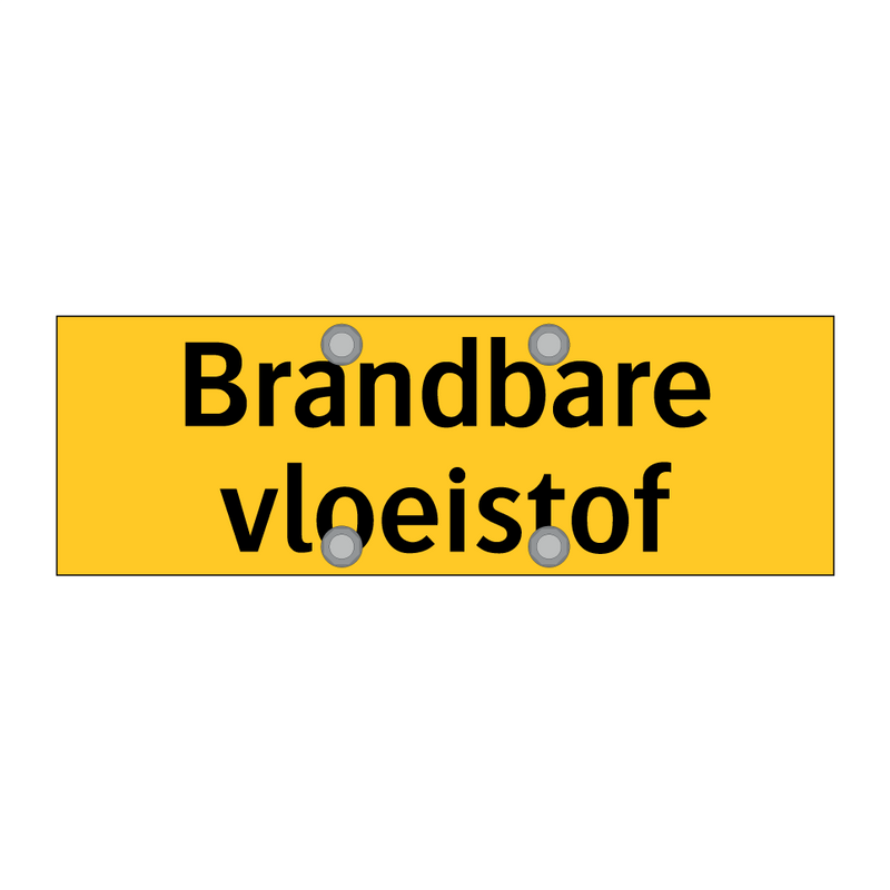 Brandbare vloeistof