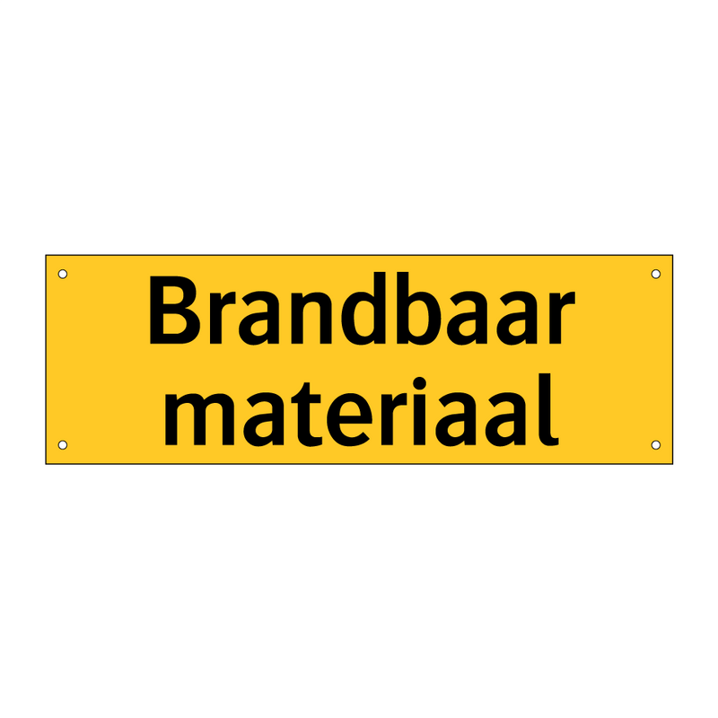 Brandbaar materiaal