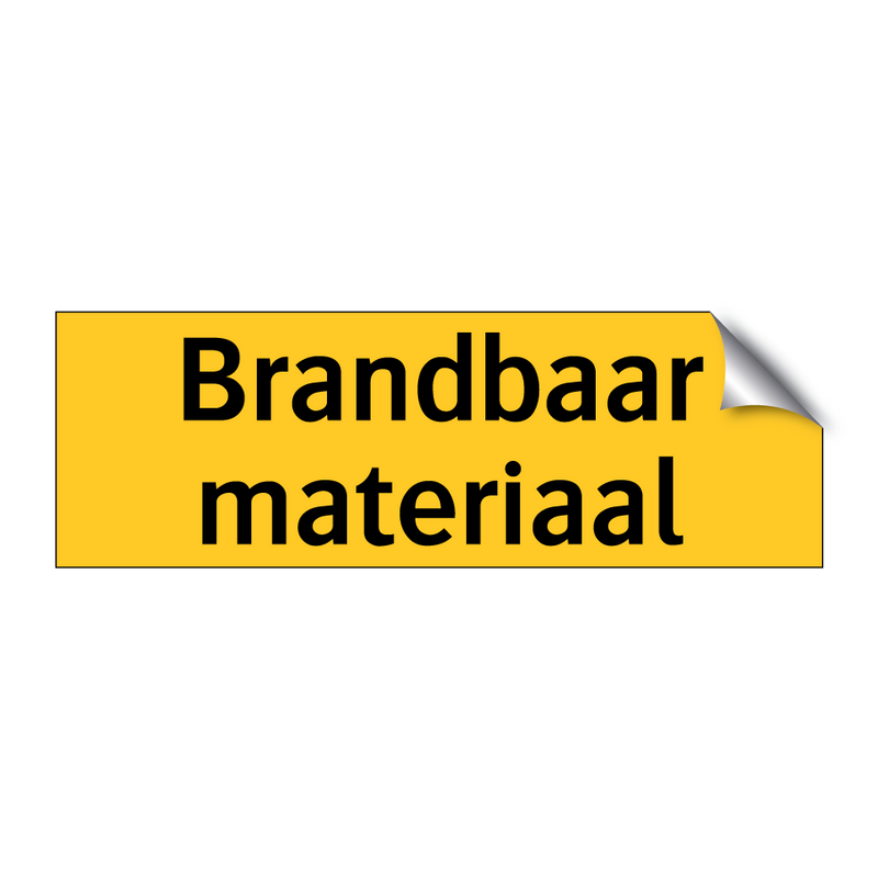 Brandbaar materiaal