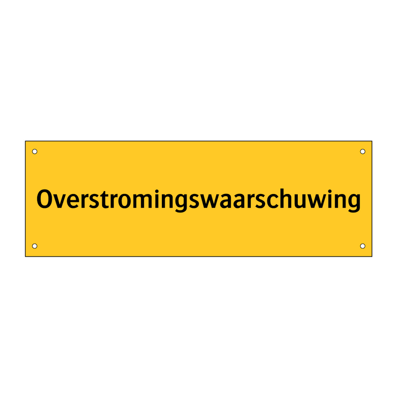 Overstromingswaarschuwing & Overstromingswaarschuwing & Overstromingswaarschuwing