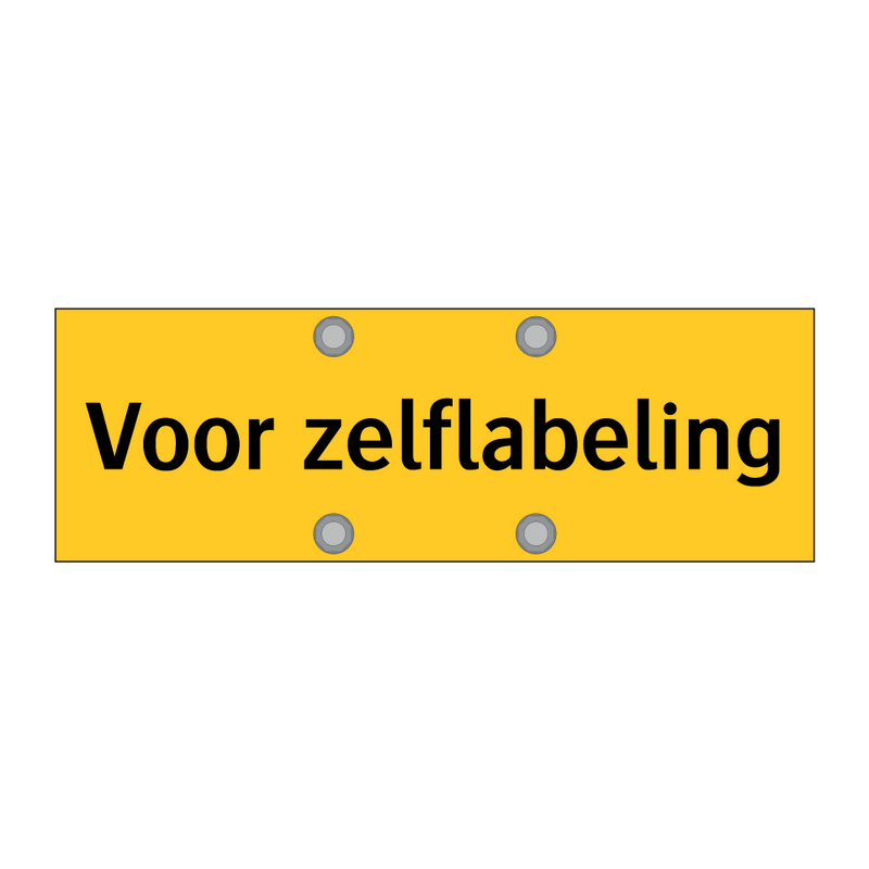 Voor zelflabeling & Voor zelflabeling & Voor zelflabeling