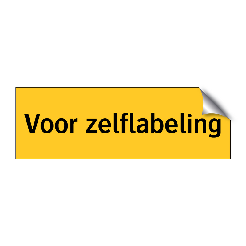 Voor zelflabeling & Voor zelflabeling & Voor zelflabeling & Voor zelflabeling