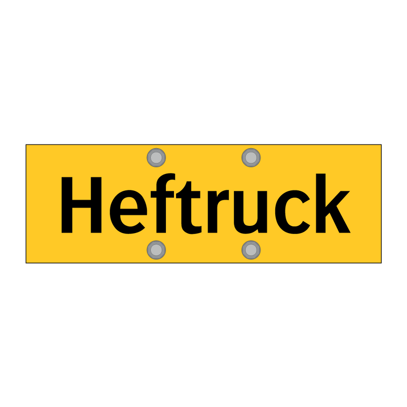 Heftruck & Heftruck & Heftruck