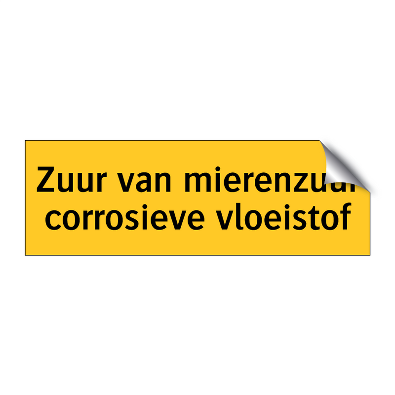 Zuur van mierenzuur corrosieve vloeistof