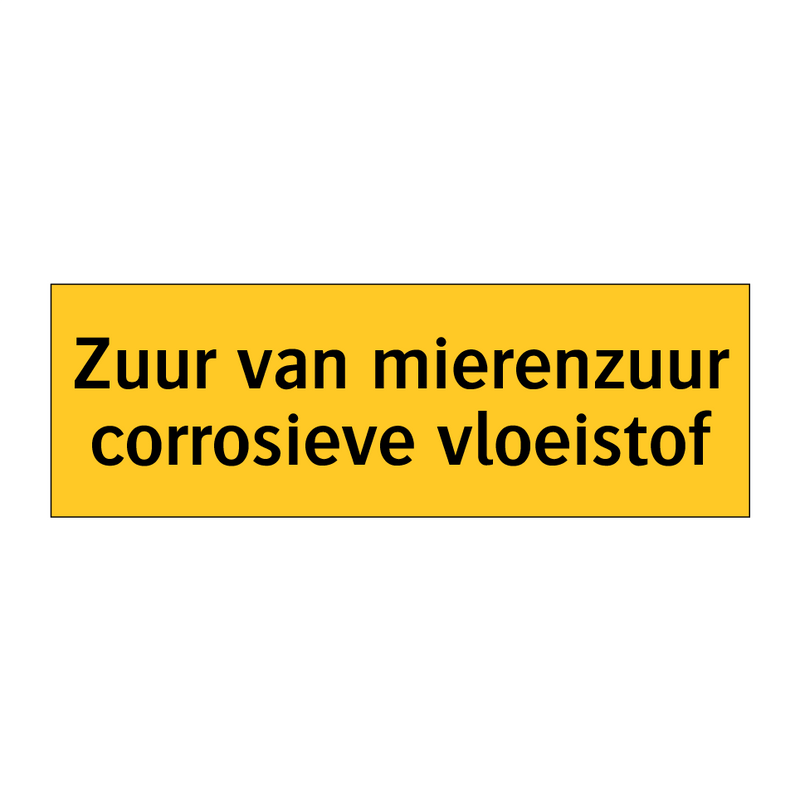 Zuur van mierenzuur corrosieve vloeistof & Zuur van mierenzuur corrosieve vloeistof