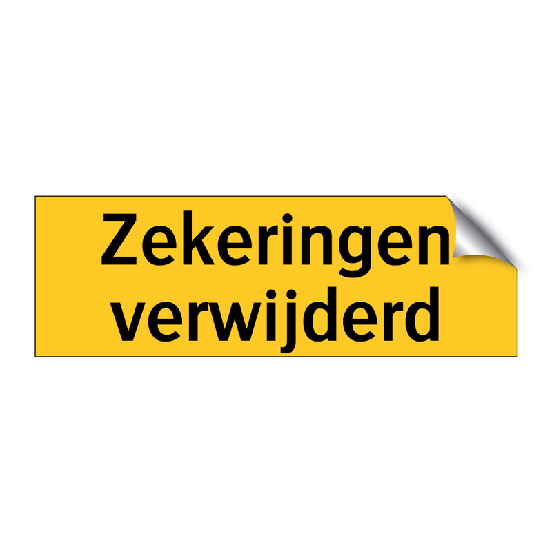 Zekeringen verwijderd & Zekeringen verwijderd & Zekeringen verwijderd & Zekeringen verwijderd