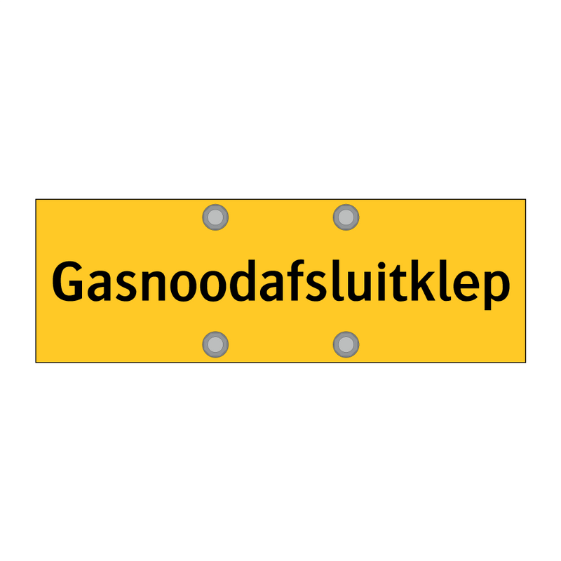 Gasnoodafsluitklep & Gasnoodafsluitklep & Gasnoodafsluitklep