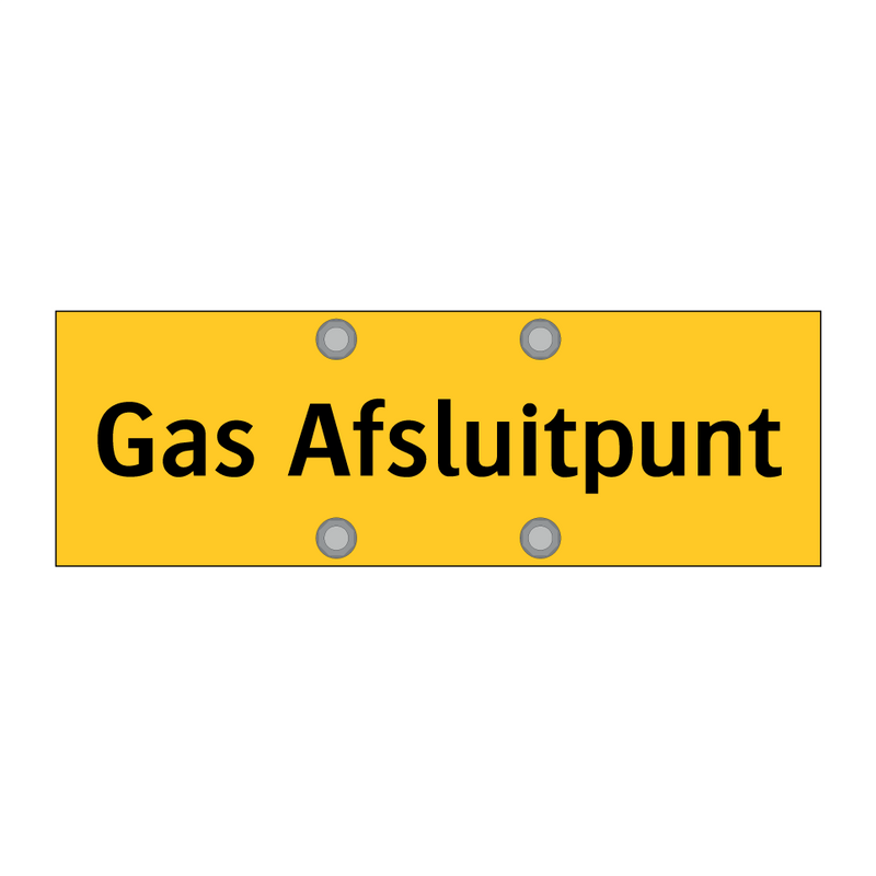 Gas Afsluitpunt & Gas Afsluitpunt & Gas Afsluitpunt